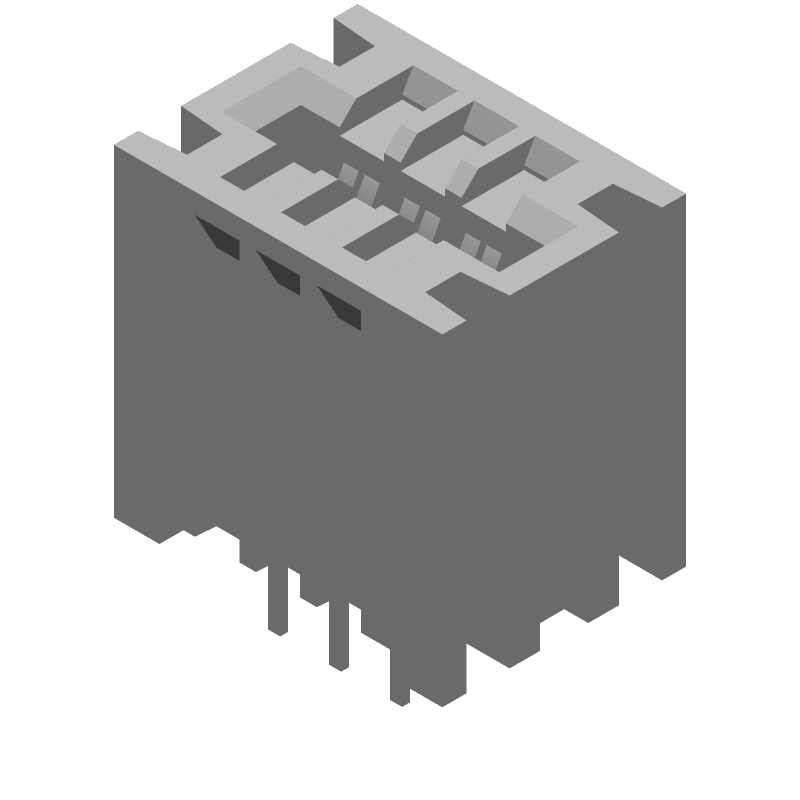 3 Pos Card Edge Connector, 2.54mm Pitch, Straight, Thru-Hole, Gold/Tin