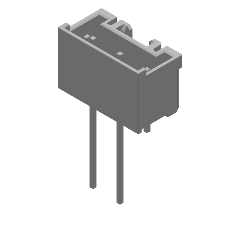 3P 5mm Pitch Wire-to-Board Male Connector, 5A, Straight, Through Hole, Tin