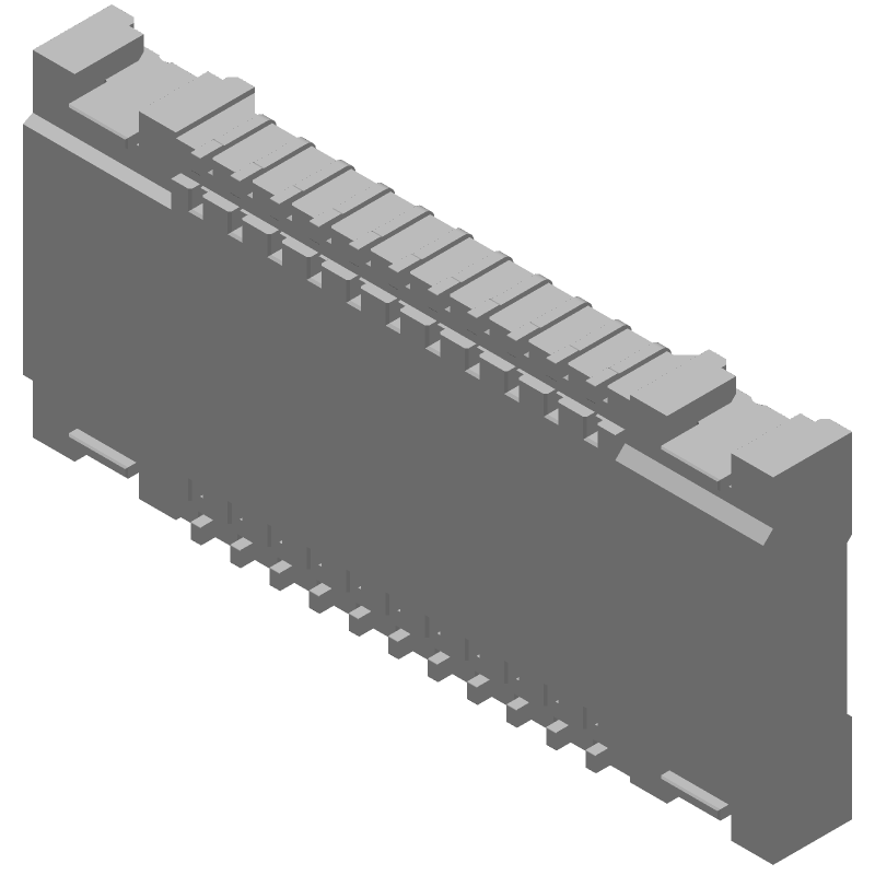 Conn Board to Board RCP 22 POS 0.4mm Solder ST SMD SlimStack™ T/R