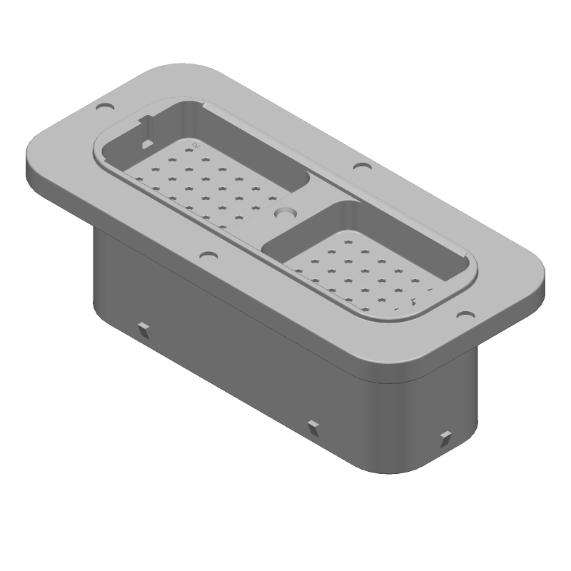 Micro Power and Power Quadlok System Through Hole PCB