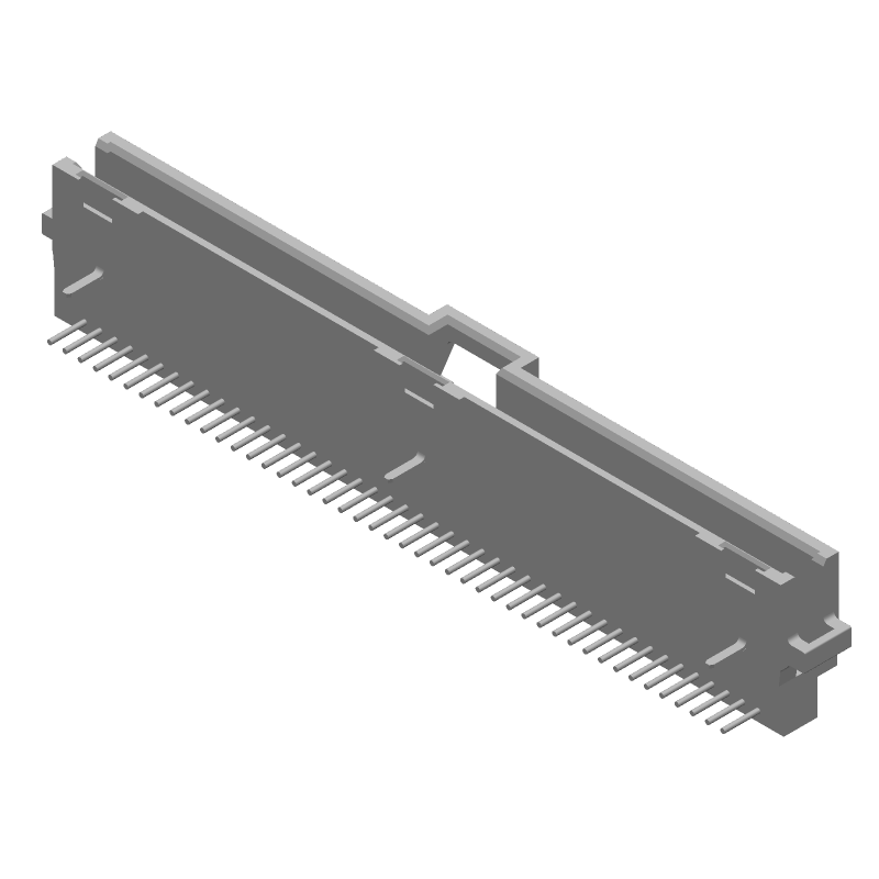 45 Pos 1.27mm RA Shrouded Header, Thru-Hole, Gold/Tin