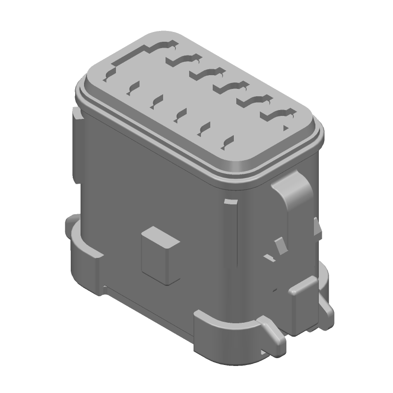 Conn Housing PL 12 POS Crimp ST Cable Mount Automotive Package