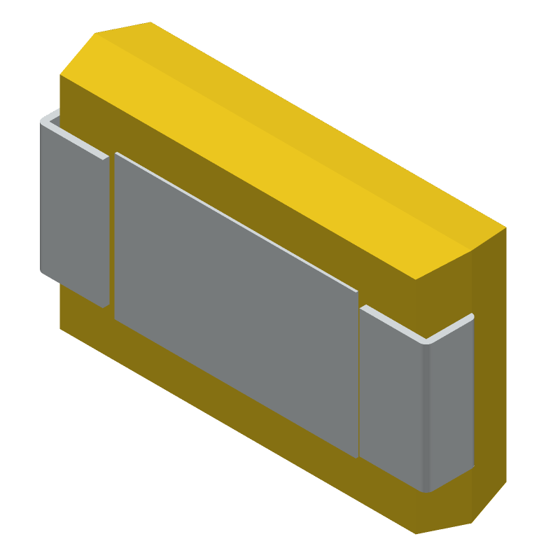 220uF 4V Tantalum Capacitor, 2917 SMD, 20% Tol, 45mR ESR