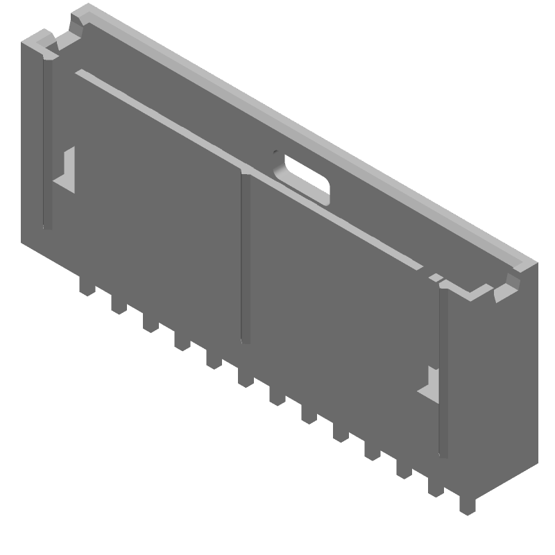 13 Pos 2.54mm Pitch Straight Header, Male Pin, Gold Contact, 3A, 750V