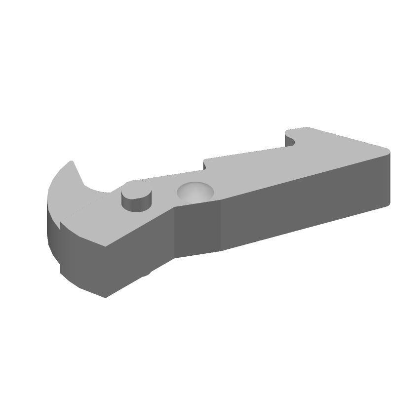 Connector Accessories Latch Straight Thermoplastic Black Package