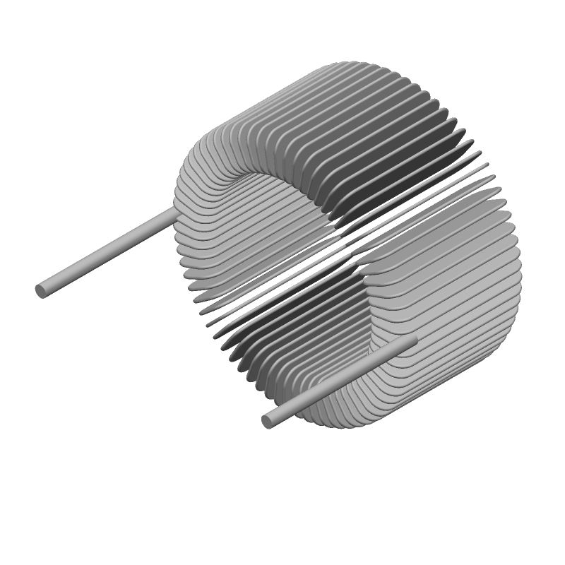Inductor High Current Toroid 39uH/25uH 15% 1KHz 7.1A 0.022Ohm DCR RDL