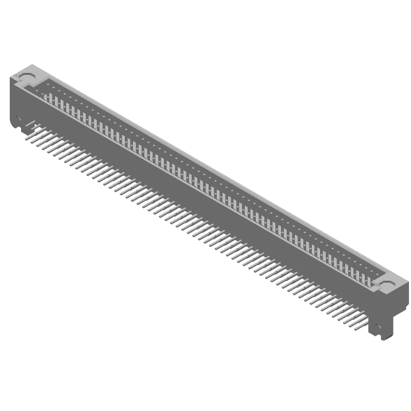 180 Pos 2.54mm RA Header, Male Pin, Gold Contact, Thru-Hole