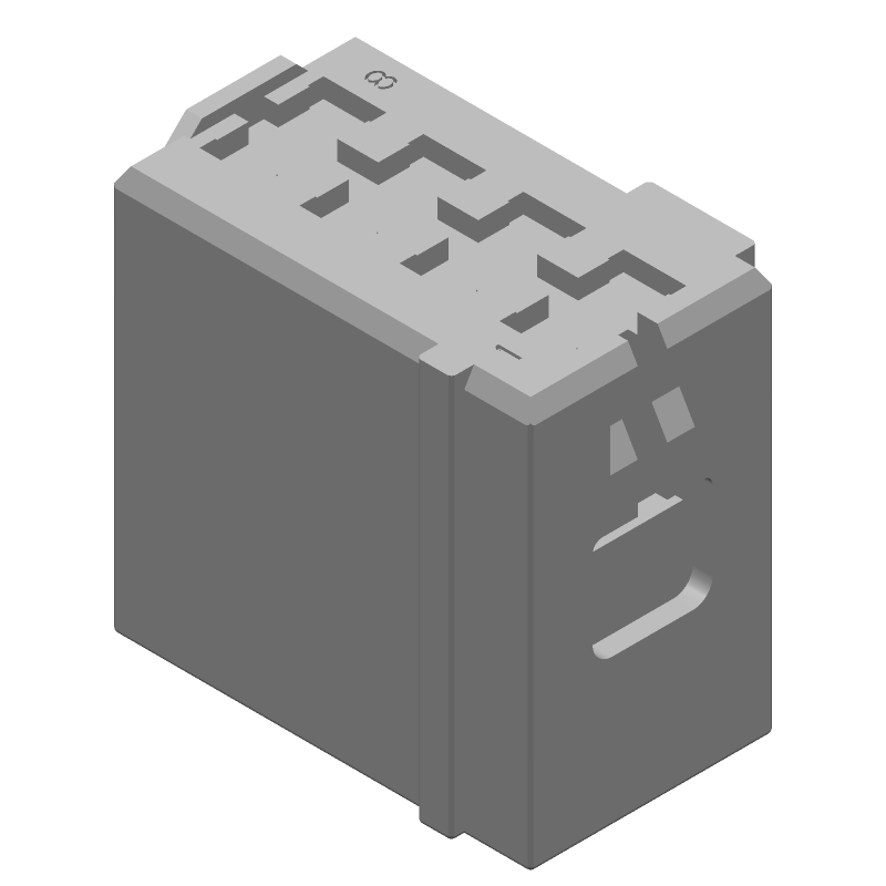 8 Pos 5.08mm Crimp Wire Housing, Female, Straight, PBT