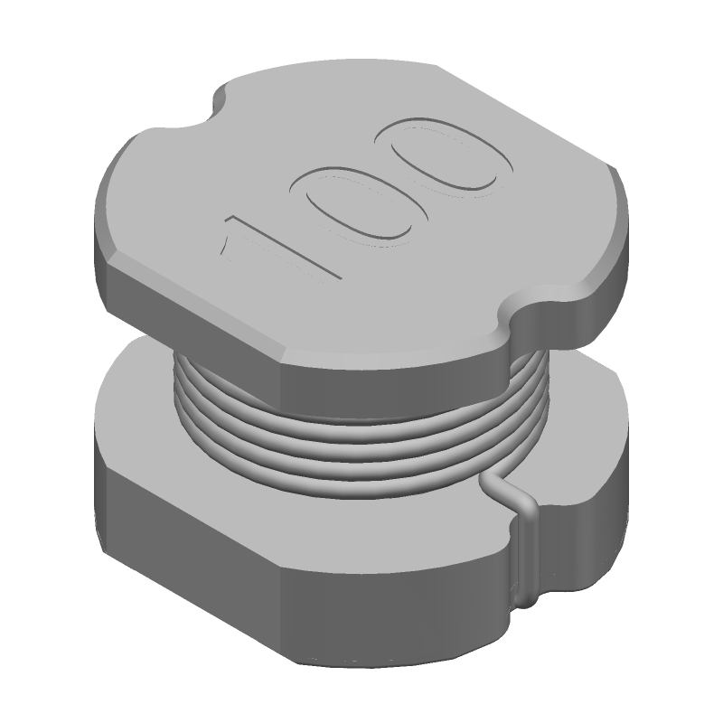 Inductor Power Unshielded Wirewound 10uH 20% 1MHz Ferrite 1.05A 0.172Ohm DCR Automotive T/R