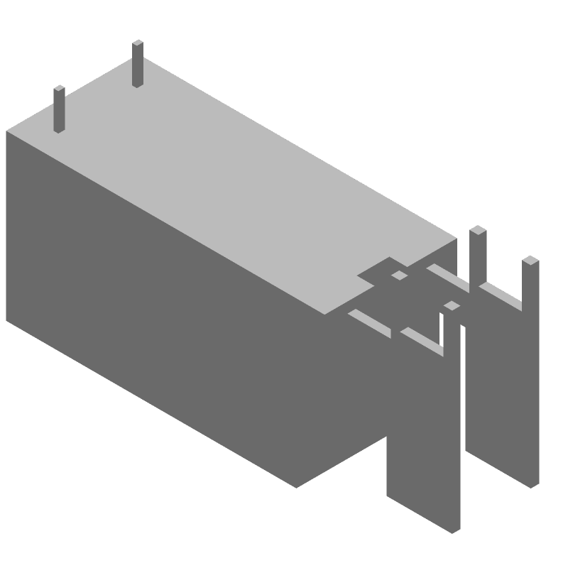 16A 250VAC SPST General Purpose Relay, 12VDC Coil