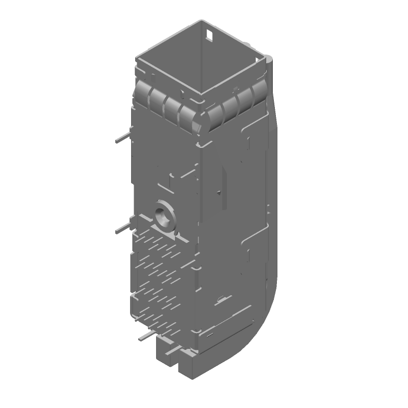 36 Pos Mini-SAS RCP RA Thru-Hole Press-Fit Connector