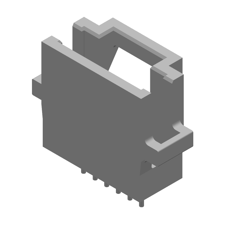 6 Pos 1A Gold/Tin/Lead Header, Straight, Through Hole, 0.05" Pitch