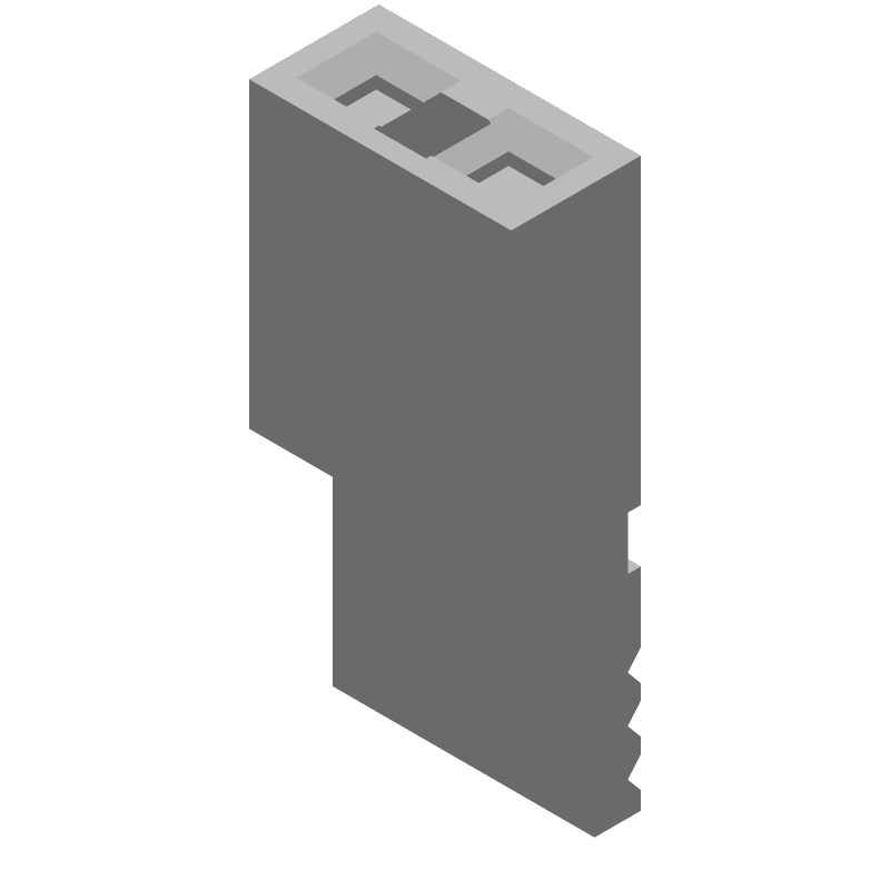 Conn Shunt F 2 POS 2.54mm ST Bag