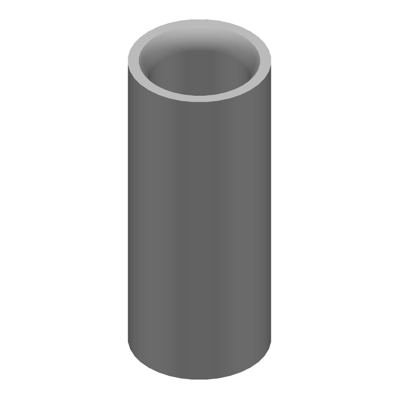 2AWG Copper Crimp Terminal, Tin Plated, Female, Straight