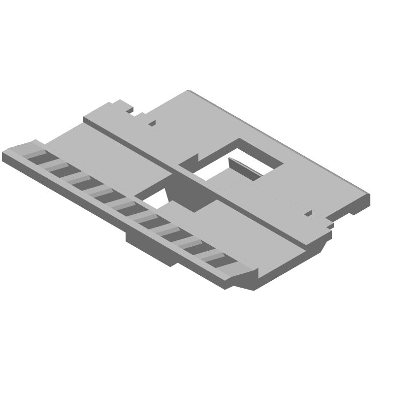 20 Pos 2.54mm Pitch Thermoplastic Connector Cover