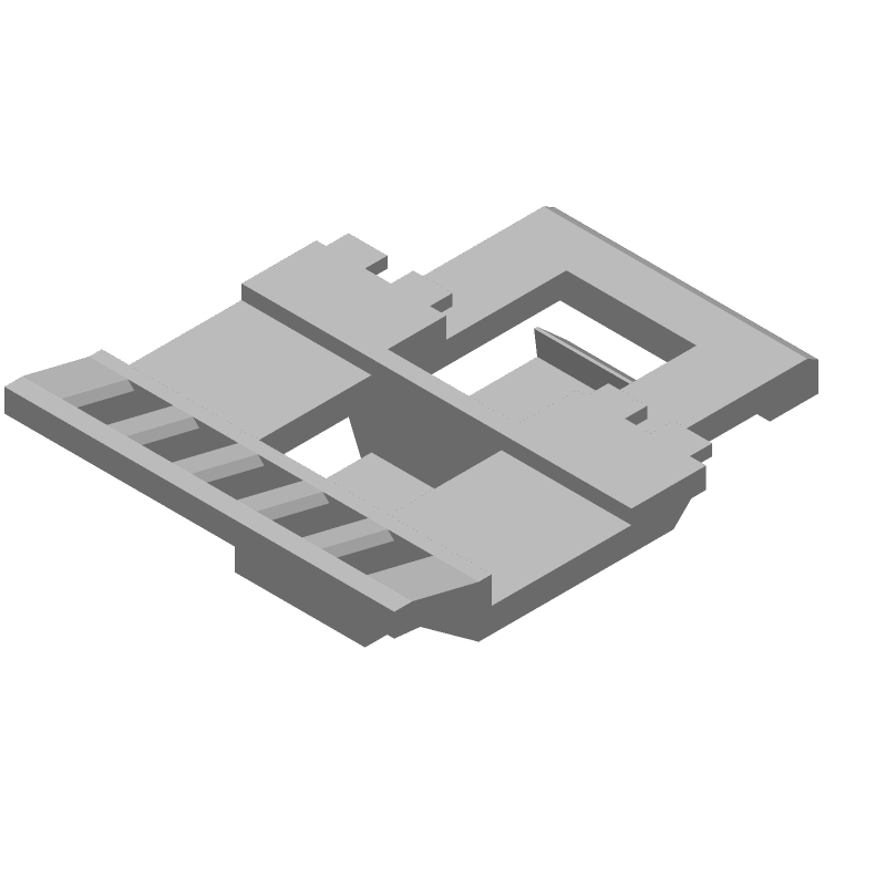 Connector Accessories 12 POS Cover Thermoplastic Black