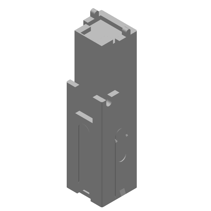 1 Pos Crimp Wire Housing, 55A, 600V, UL94 V-0, Blue