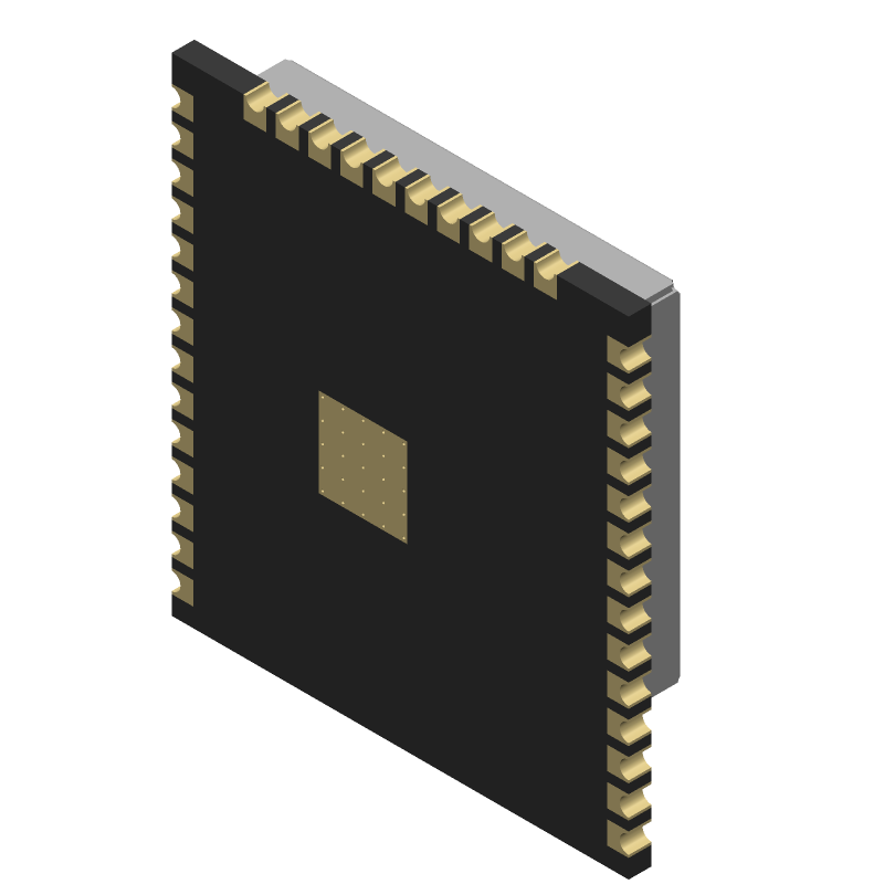 ESP32-WROOM-32UE-N8 footprint, schematic symbol and 3D model by ...