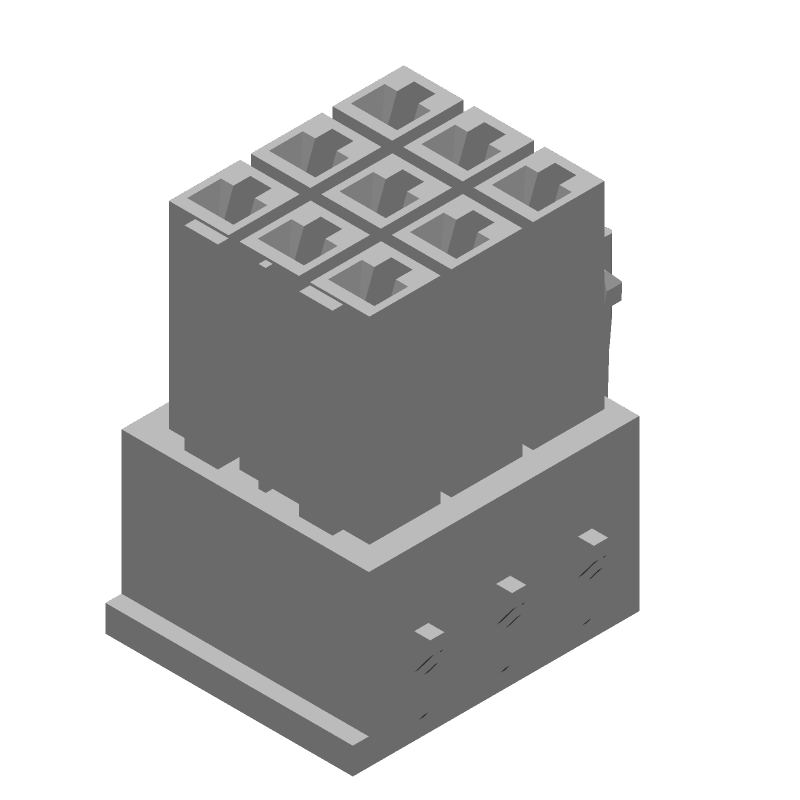 9 Pos Wire Housing, 3.96mm Pitch, Crimp, Male, 300V