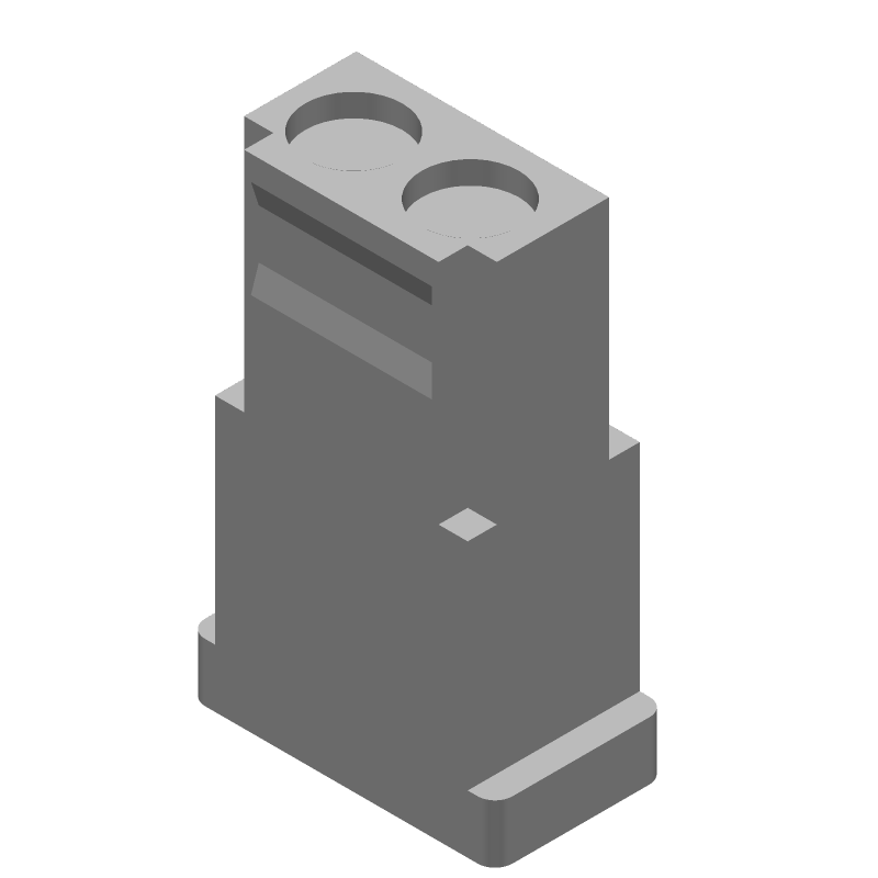 2 Pos Wire Housing, 5.08mm Pitch, 13A, 250V, Crimp, Yellow
