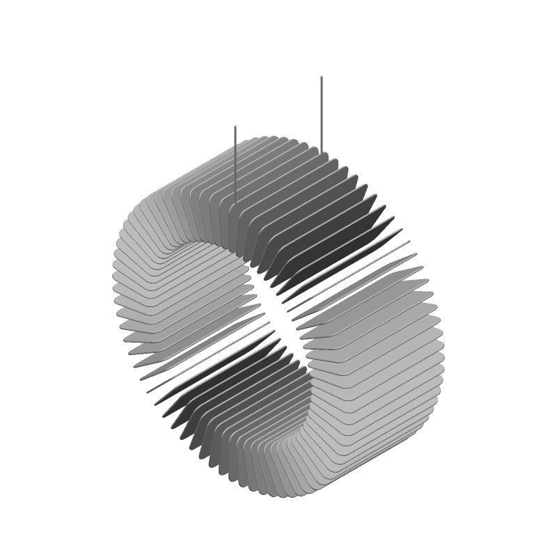 Radial Toroid Inductor 4.5mH 1.25A 2.64R 15% 1kHz