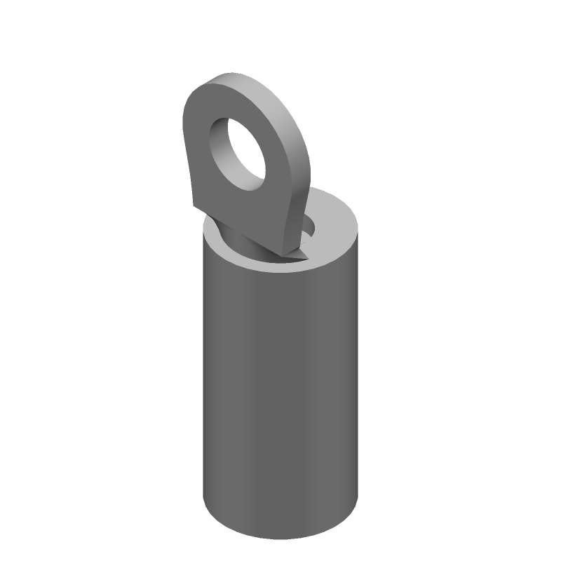 Ring Terminal, 14-16AWG, Copper, Tin, Insulated, 300V