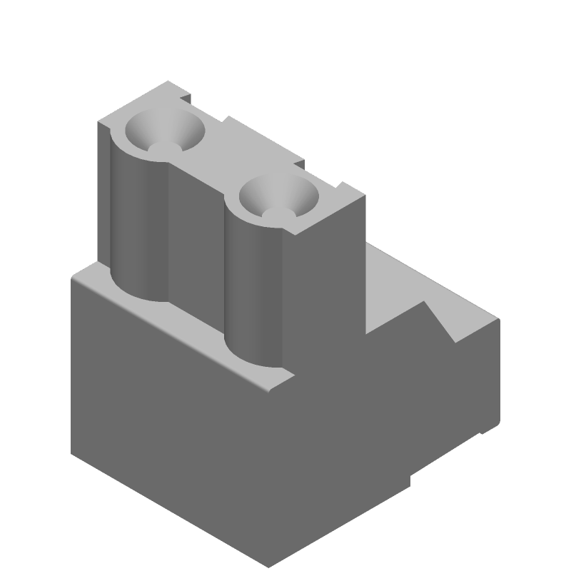 2 Pos 7.62mm RA Screw Terminal Block, 15A, 300V, Green