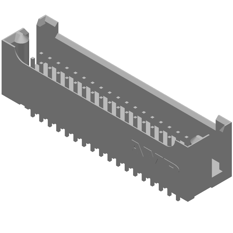 36 Pos 2.54mm Shrouded Header HDR, Male, 3A, 250V, Thru-Hole