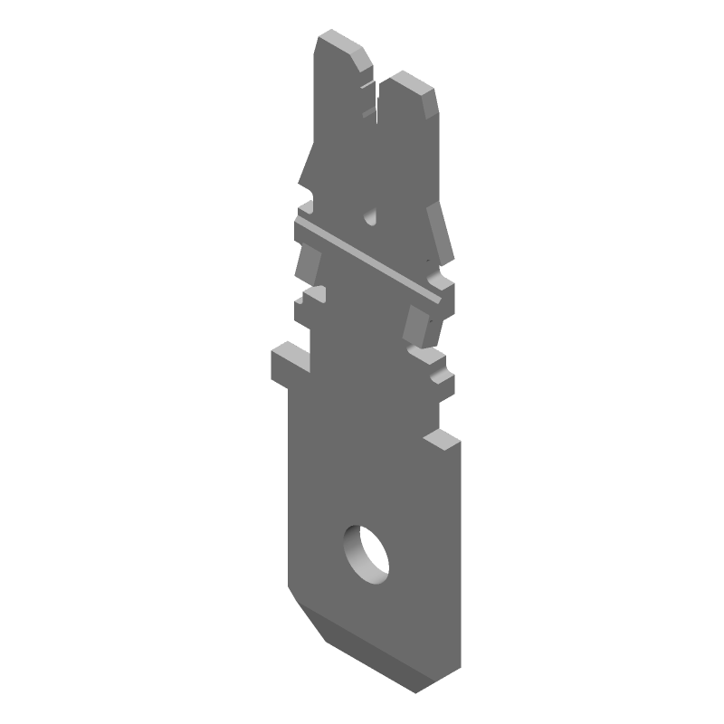 Mag-Mate Terminal 20-23AWG Brass M 16mm Tin Carton/Reel