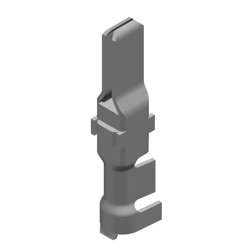 Power Male Crimp Contact, Gold, 35A, 8AWG