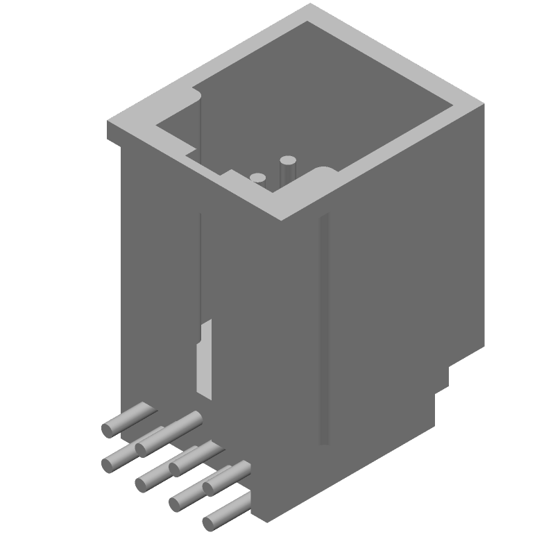 8 Pos 3mm RA Solder Header, Wire-to-Board, 7A, 600V
