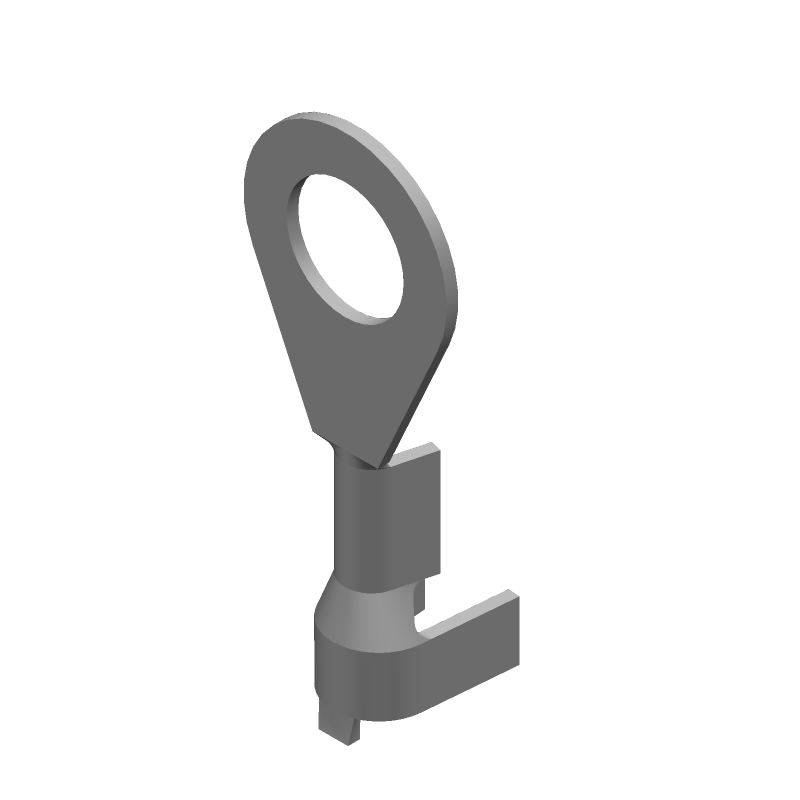 Brass Tin Ring Terminal 19-23AWG