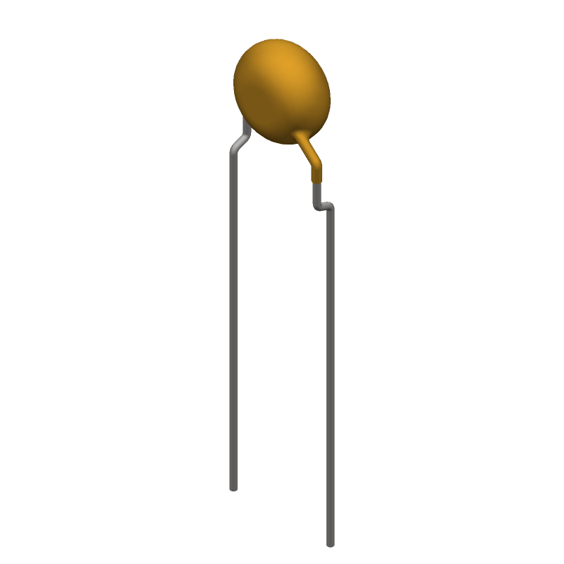 Cap Ceramic Single Suppression X1/Y1 150pF 760VAC/500VAC Y5S 10% (8 X 5mm) Radial 10mm 125°C Bulk