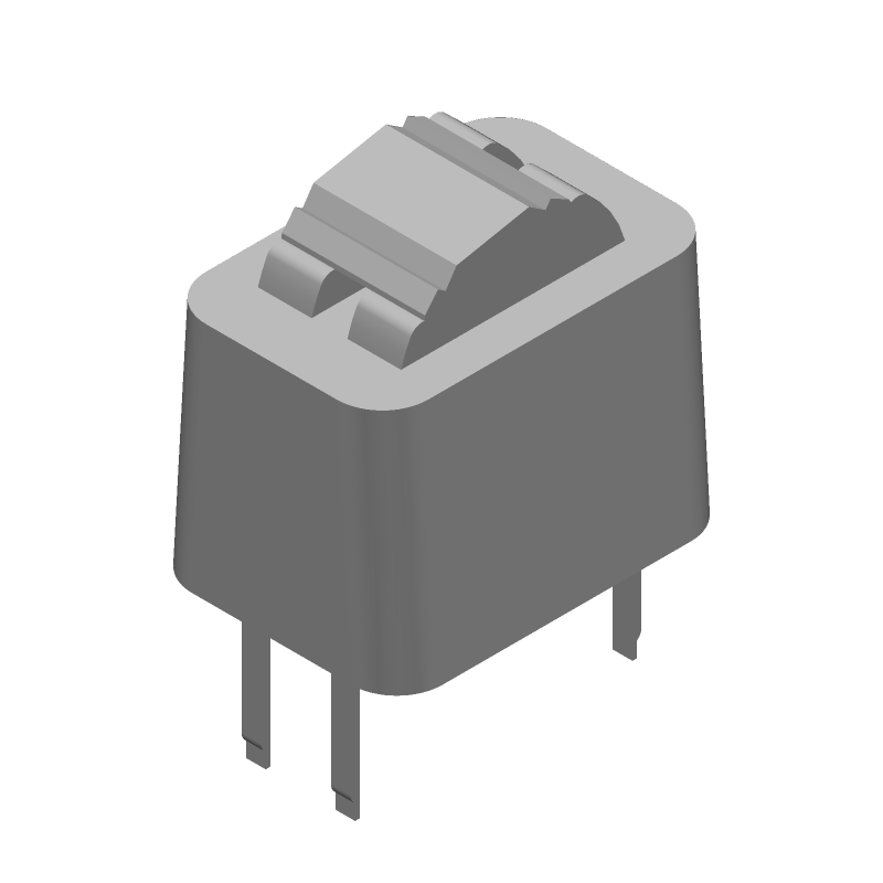 2 Pos SPDT Rotary Slide DIP Switch, 1.5A, 24VDC, Through Hole