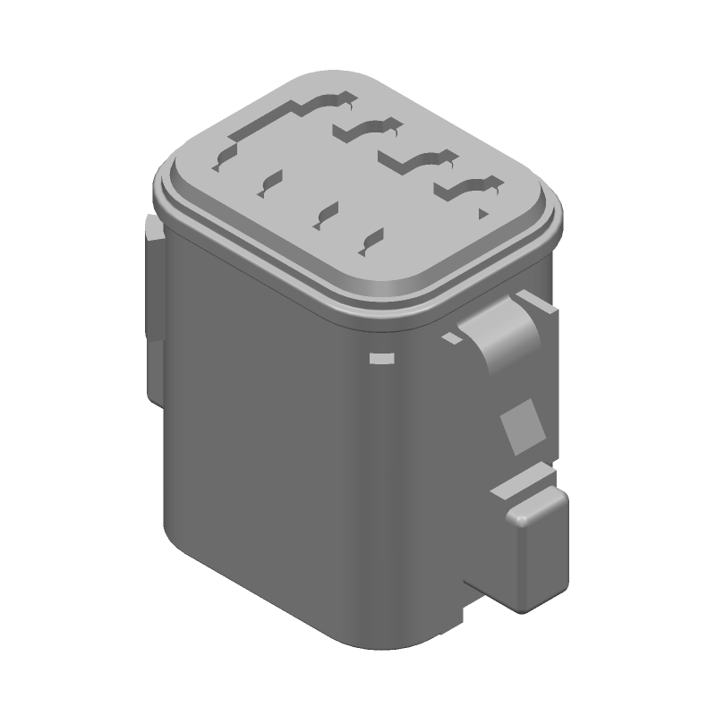 Conn Housing PL 8 POS Crimp ST Cable Mount Automotive Package