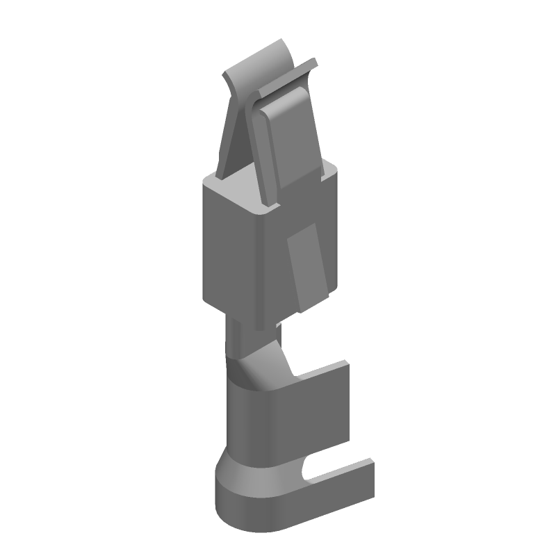 Female Signal Contact, Crimp, 30A, 13-17AWG, ST, Cable Mount
