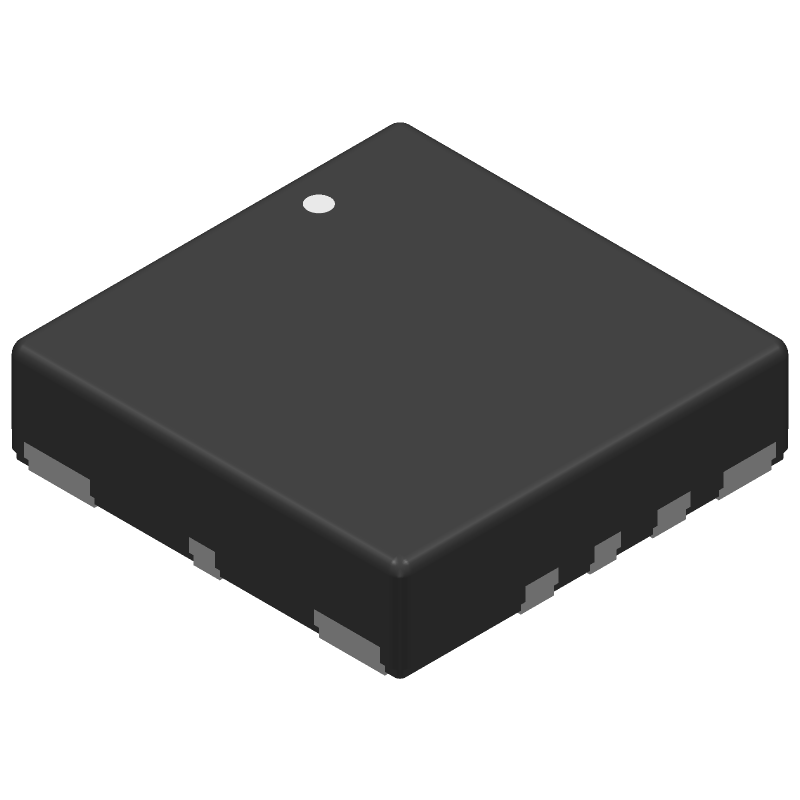 MAX20403AFLE/VY+ footprint, schematic symbol and 3D model by Analog Devices