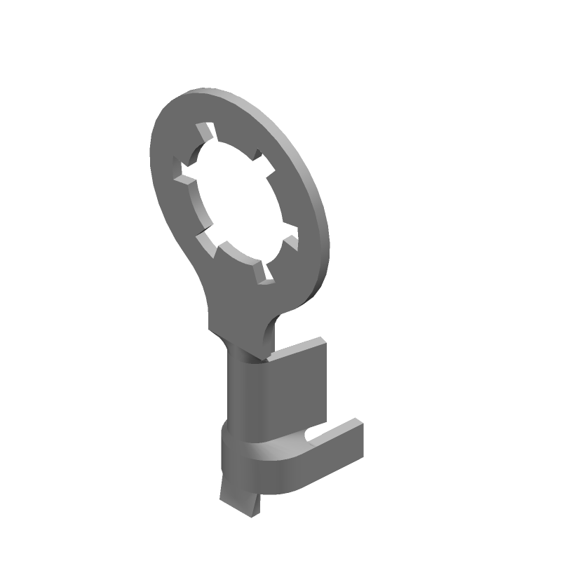 Ring Tongue Terminal 16-20AWG Steel 17.14mm Tin T/R