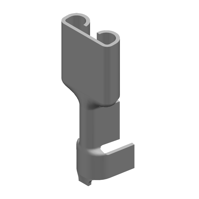 Quick Disconnect Terminal 16-18AWG Brass RCP 20.45mm Box