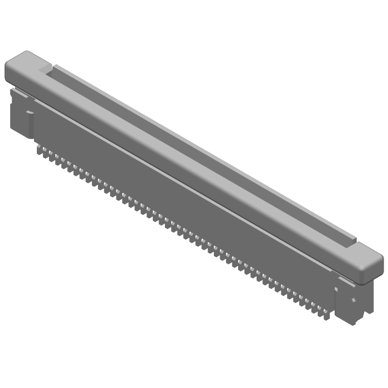 48 Pos 0.5mm FPC Connector, RA SMD, 250V, 500mA