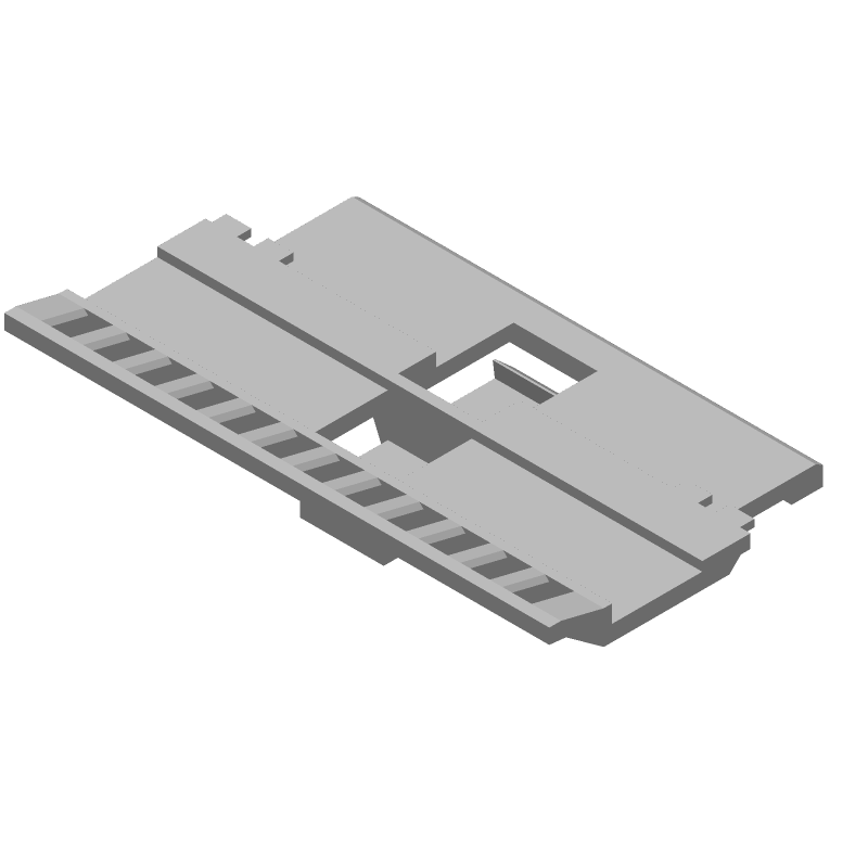 Connector Accessories 26 POS Cover Thermoplastic Black