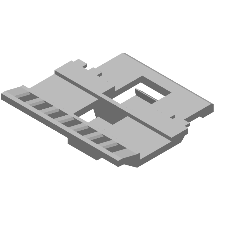 16 Pos 2 Row 2.54mm Pitch Thermoplastic Connector Cover