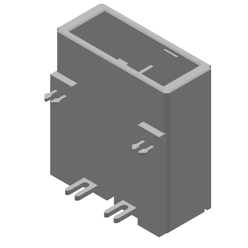 2P 30A Wire-to-Board Power Connector, Right Angle, Gold, UL94 V-0