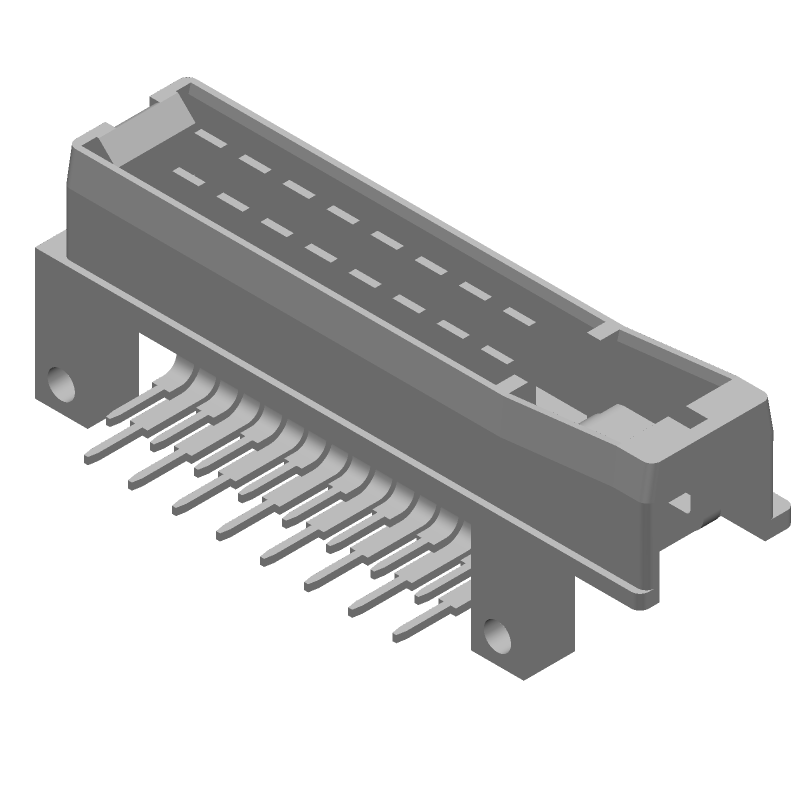16 Pos Rectangular Connector, Signal, Wire-to-Board, Right Angle, 5mm Pitch