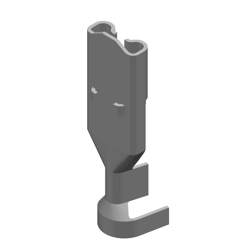 Quick Disconnect Terminal 16-20AWG Brass RCP 20.19mm Tin Reel/Strip