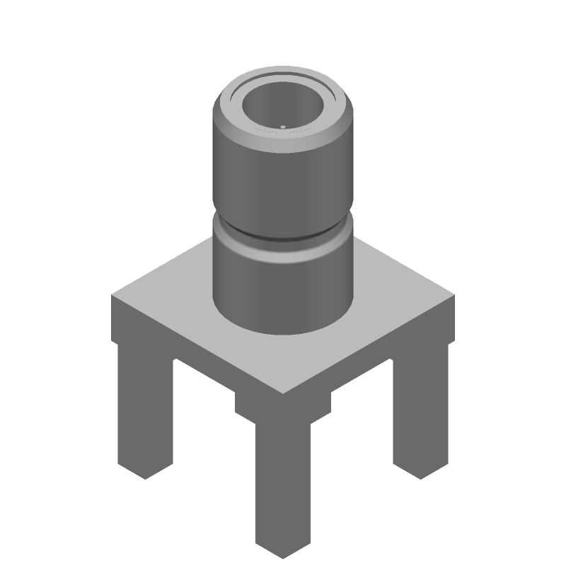 SMB Female RF Connector, 4GHz, 50R, Gold Plated