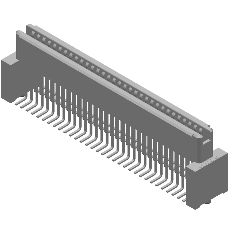 64 Pos 1mm Pitch Female Header, Straight SMD, 1A, 250V