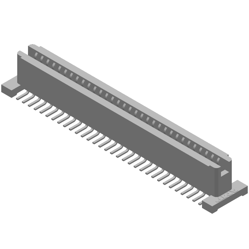 64 Pos 1mm Pitch Board-to-Board Header, Female, SMD, 1A
