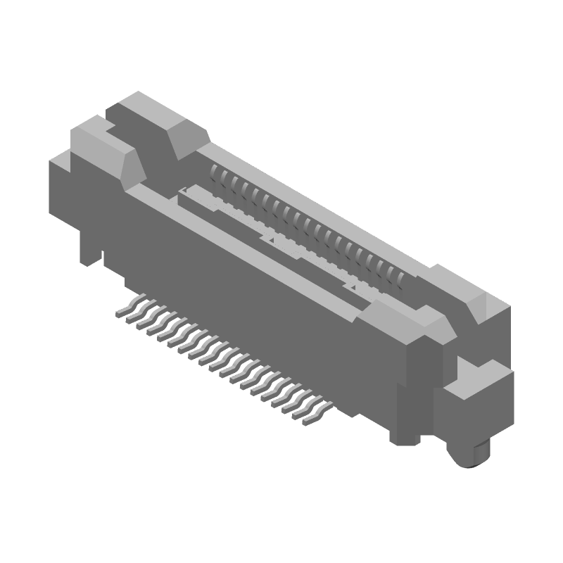 Board-to-Board Header, 38 Pos, 11.5A, 10Gbps, Gold/Tin Plating