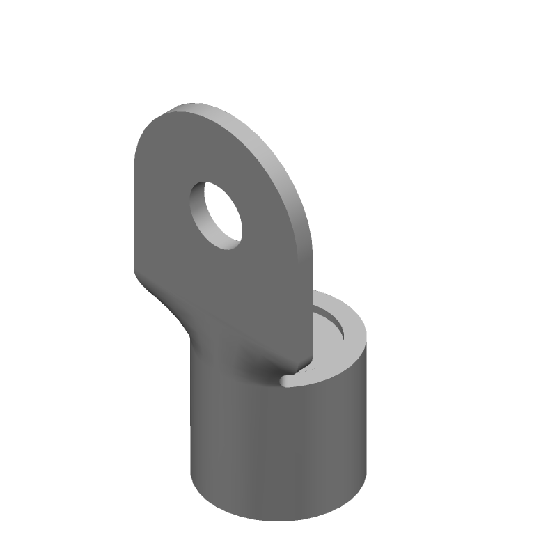 Ring Terminal, Copper, Tin Plated, 0AWG-3AWG, 105°C